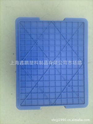 【特供成都、武汉全新料宝蓝色392箱、垃圾桶、塑料托盘、卡板箱】价格,厂家,图片,周转箱/物流箱,上海鑫鹏塑料制品市场部-